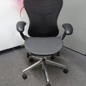 Herman Miller Used Mirra 2 Graphite, Grey Seat