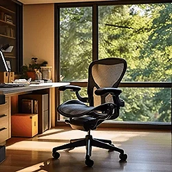 Used Aeron Chairs Left Facing Black Image About Page