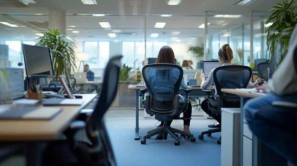 Blue Herman Miller Used Aeron Chairs