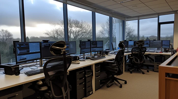 Pre-Owned Aeron Chairs In An Office